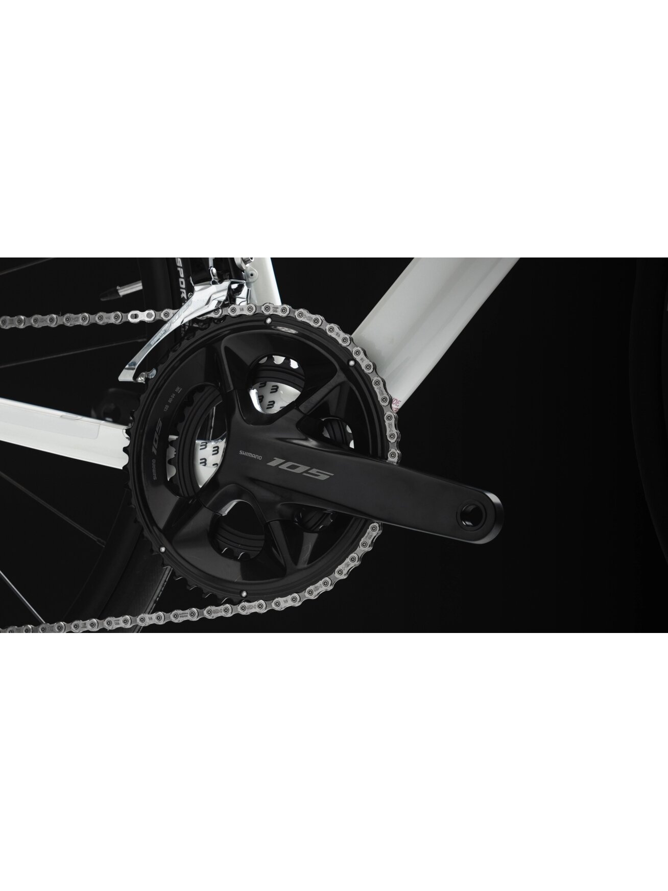 Basso Venta R / SHIMANO 105 Di2 2x12 / Microtech MCT Disc / Pearl White / plento dviratis (28") 8