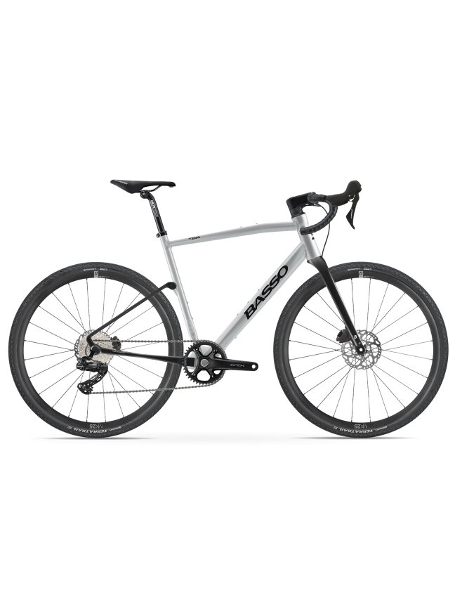 Basso Tera Gravel / SHIMANO GRX 610 1x12 / Microtech MX 25 / Silver Gravel dviratis