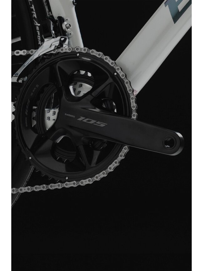 Basso Venta R / SHIMANO 105 Di2 2x12 / Microtech MCT Disc / Pearl White / plento dviratis (28") 10