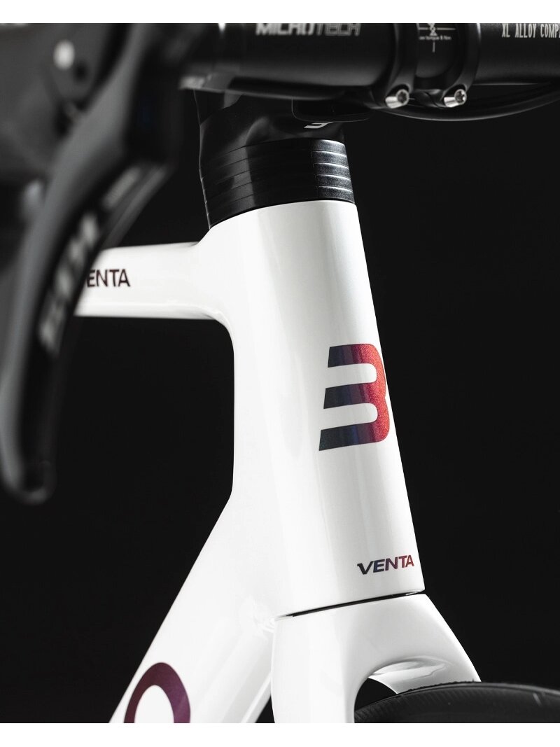 Basso Venta R / SHIMANO 105 Di2 2x12 / Microtech MCT Disc / Pearl White / plento dviratis (28") 5