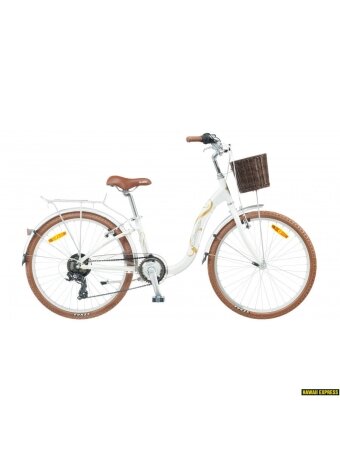 Classic AVENUE 24 ALU White vaikiškas dviratis (24")