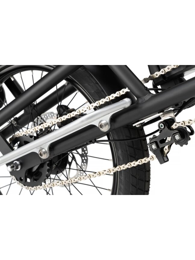Creme HAPPY WAGON 504 Wh Black elektrinis cargo dviratis (20"/24") 10