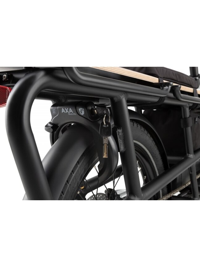 Creme HAPPY WAGON 504 Wh Black elektrinis cargo dviratis (20"/24") 8