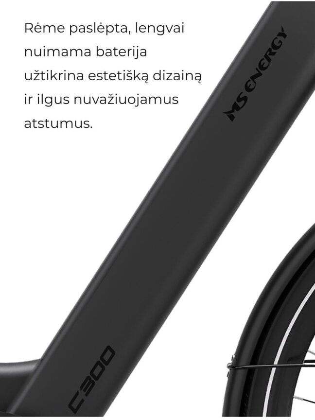 Elektrinis miesto dviratis MS ENERGY eBike c300 2 Elektrinis miesto dviratis MS ENERGY eBike c300 2