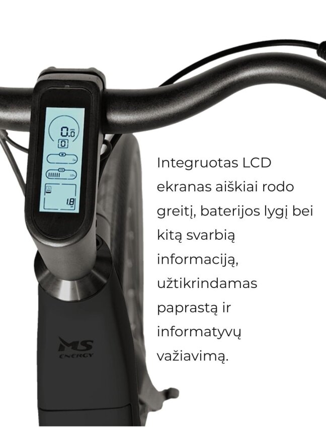 Elektrinis miesto dviratis MS ENERGY eBike c300 4 Elektrinis miesto dviratis MS ENERGY eBike c300 4