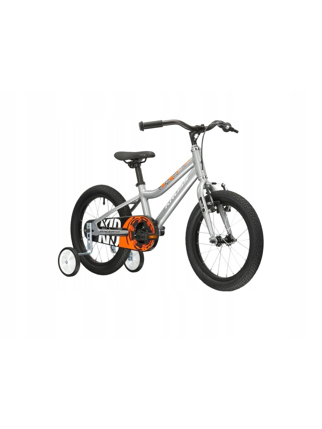 KROSS Racer 4.0 sil-whi-ora g vaikiškas dviratis (16") 1