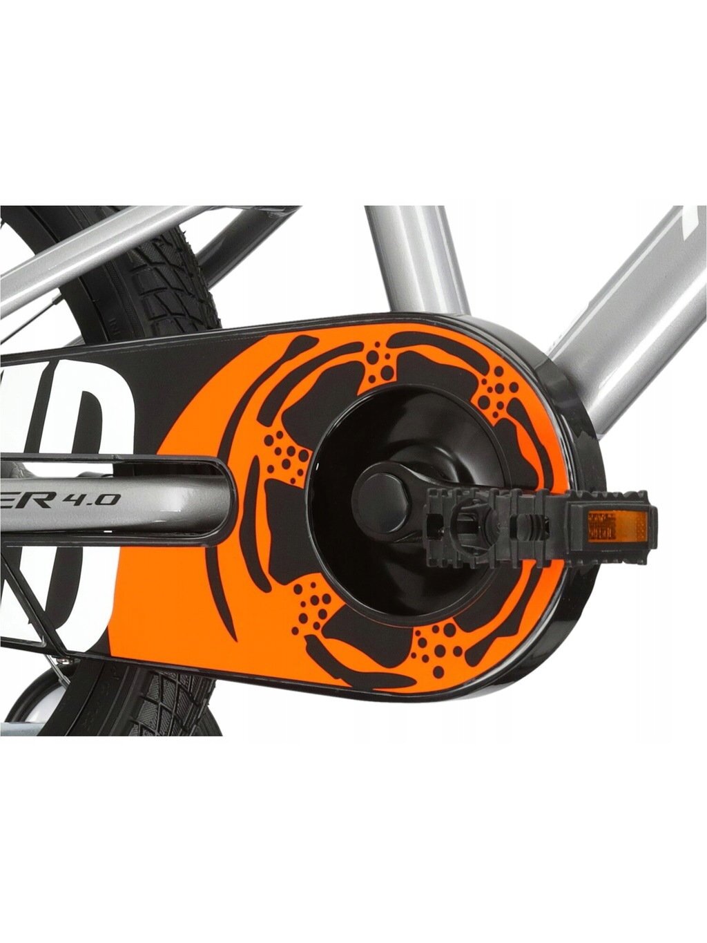 KROSS Racer 4.0 sil-whi-ora g vaikiškas dviratis (16") 4 KROSS Racer 4.0 sil-whi-ora g vaikiškas dviratis (16") 4