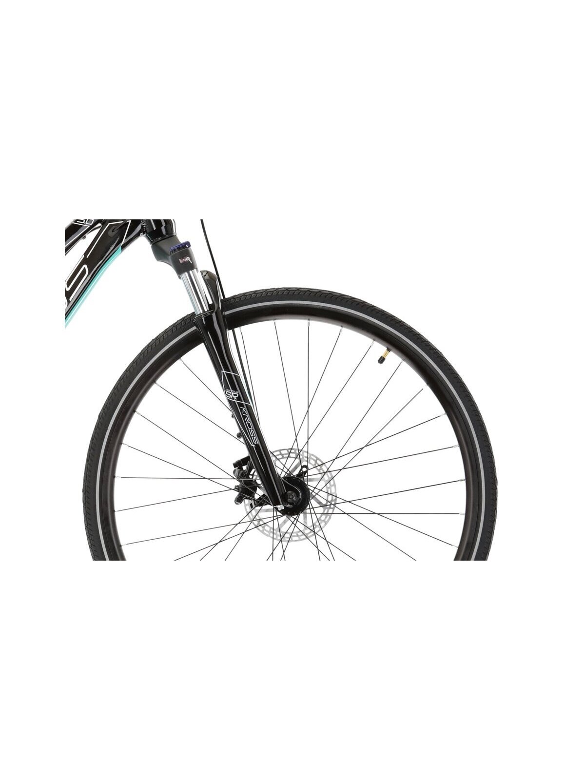 KROSS Evado 5.0 bla-tur g Moteriškas hibridinis dviratis (28") 9