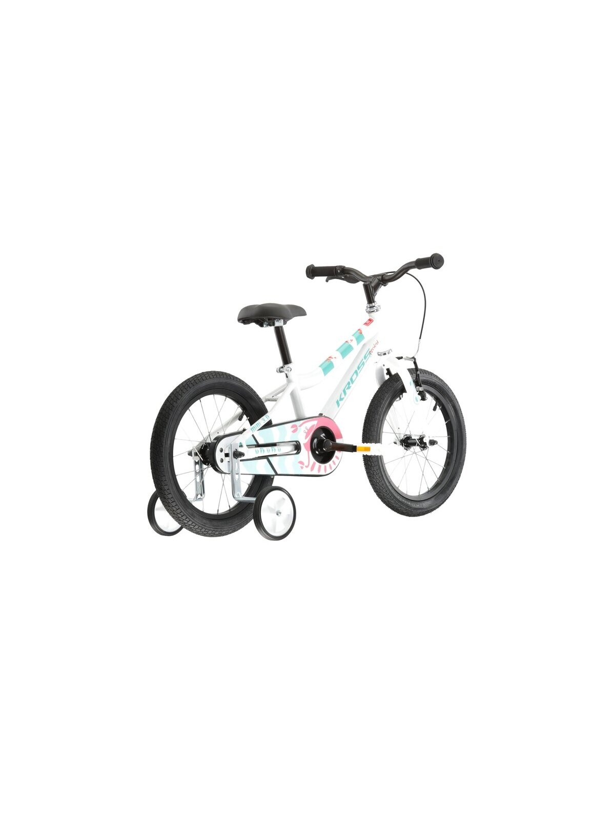 KROSS Mini 3.0 whi-cel-cor g. vaikiškas dviratis (16") 1 KROSS Mini 3.0 whi-cel-cor g. vaikiškas dviratis (16") 1