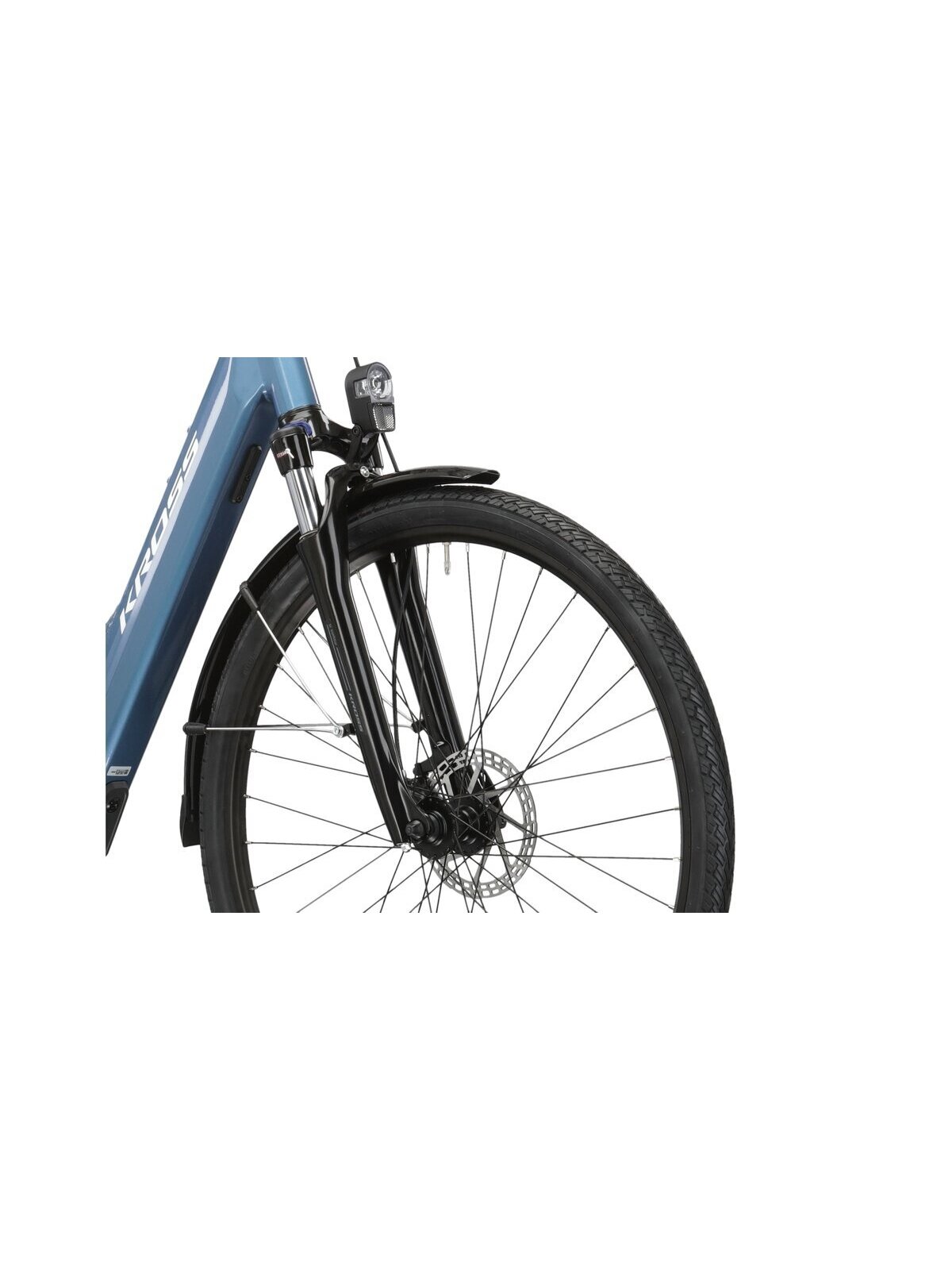 KROSS Trans Hybrid LS 1.0 349 Wh blu-whi g elektrinis miesto dviratis (28") 9