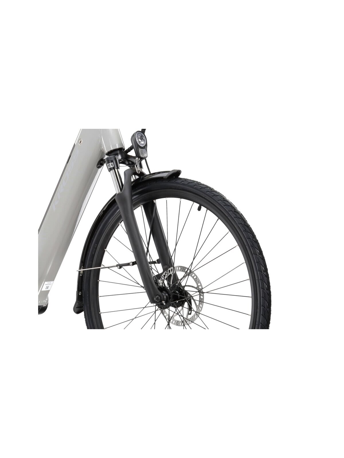 KROSS Trans Hybrid LS 2.0 561 Wh gry g elektrinis miesto dviratis (28") 8