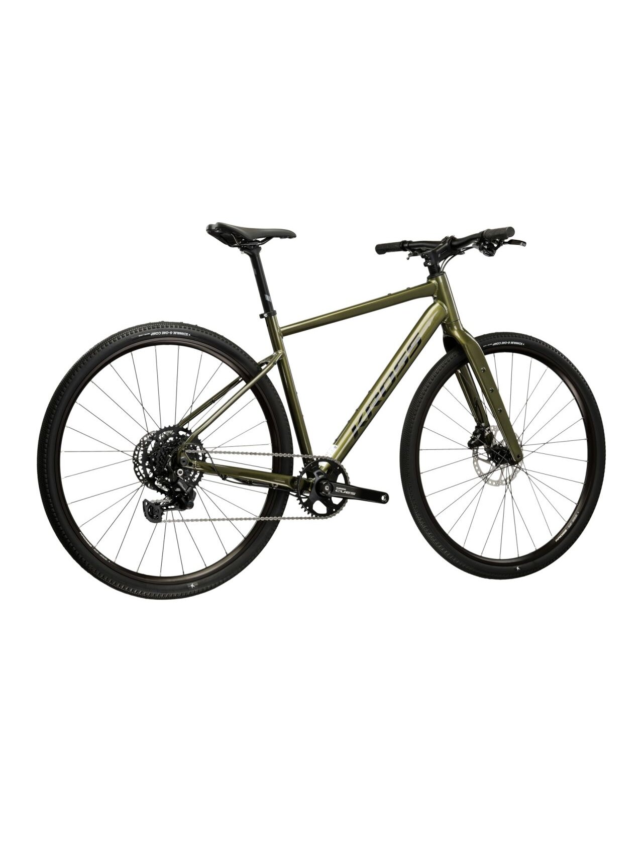 KROSS Esker 1.0 FL MY26 / Green-Graphite Glossy / Gravel dviratis (28") 2 KROSS Esker 1.0 FL MY26 / Green-Graphite Glossy / Gravel dviratis (28") 2