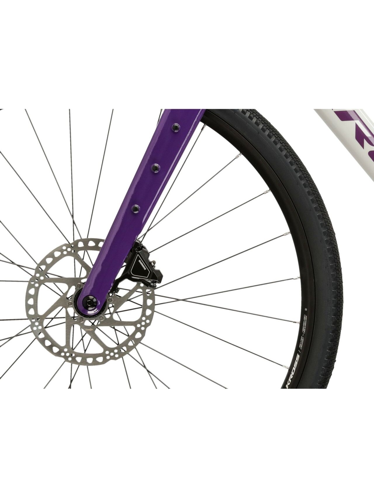 KROSS Esker 1.0 FL MY26 / Grey-Purple Glossy / Gravel dviratis (28") 7 KROSS Esker 1.0 FL MY26 / Grey-Purple Glossy / Gravel dviratis (28") 7