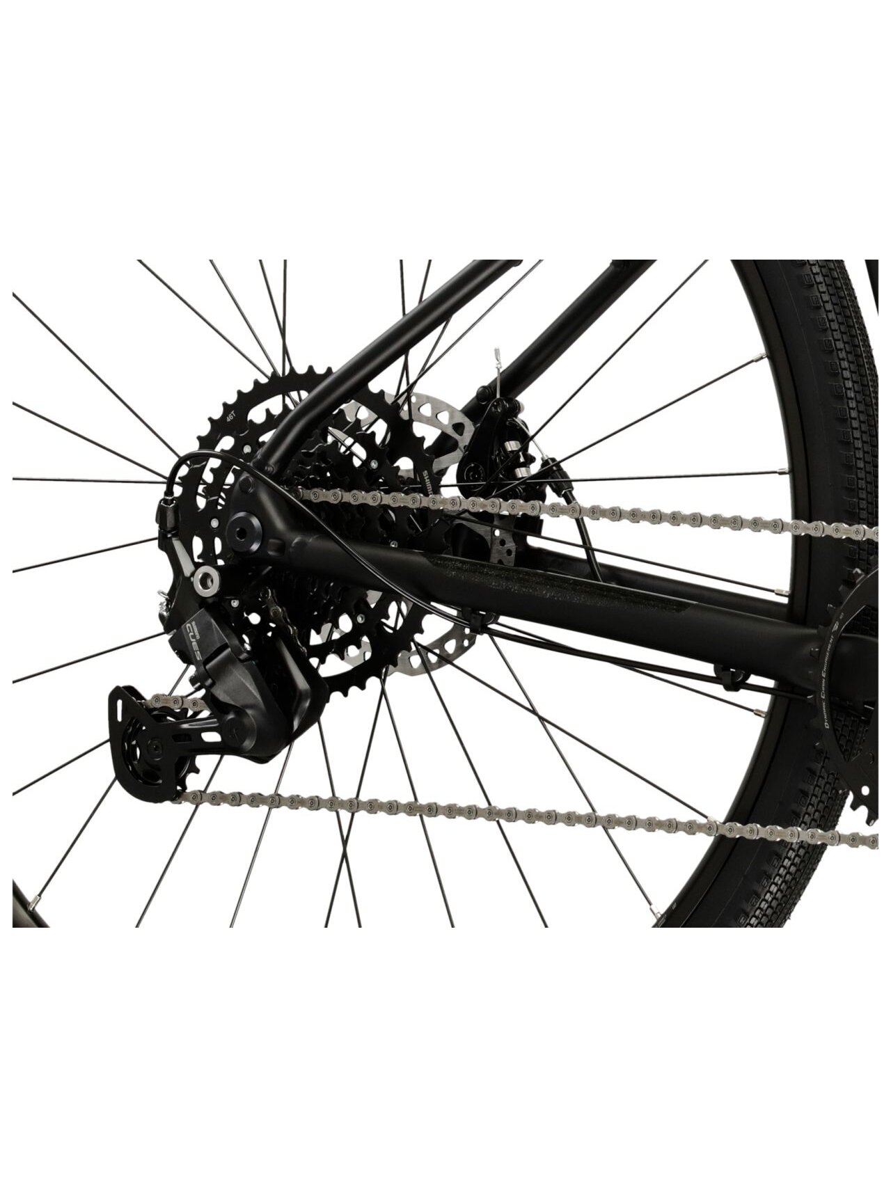 KROSS Esker 1.0 MY26 / Black-Graphite Matte / Gravel dviratis (28") 10 KROSS Esker 1.0 MY26 / Black-Graphite Matte / Gravel dviratis (28") 10