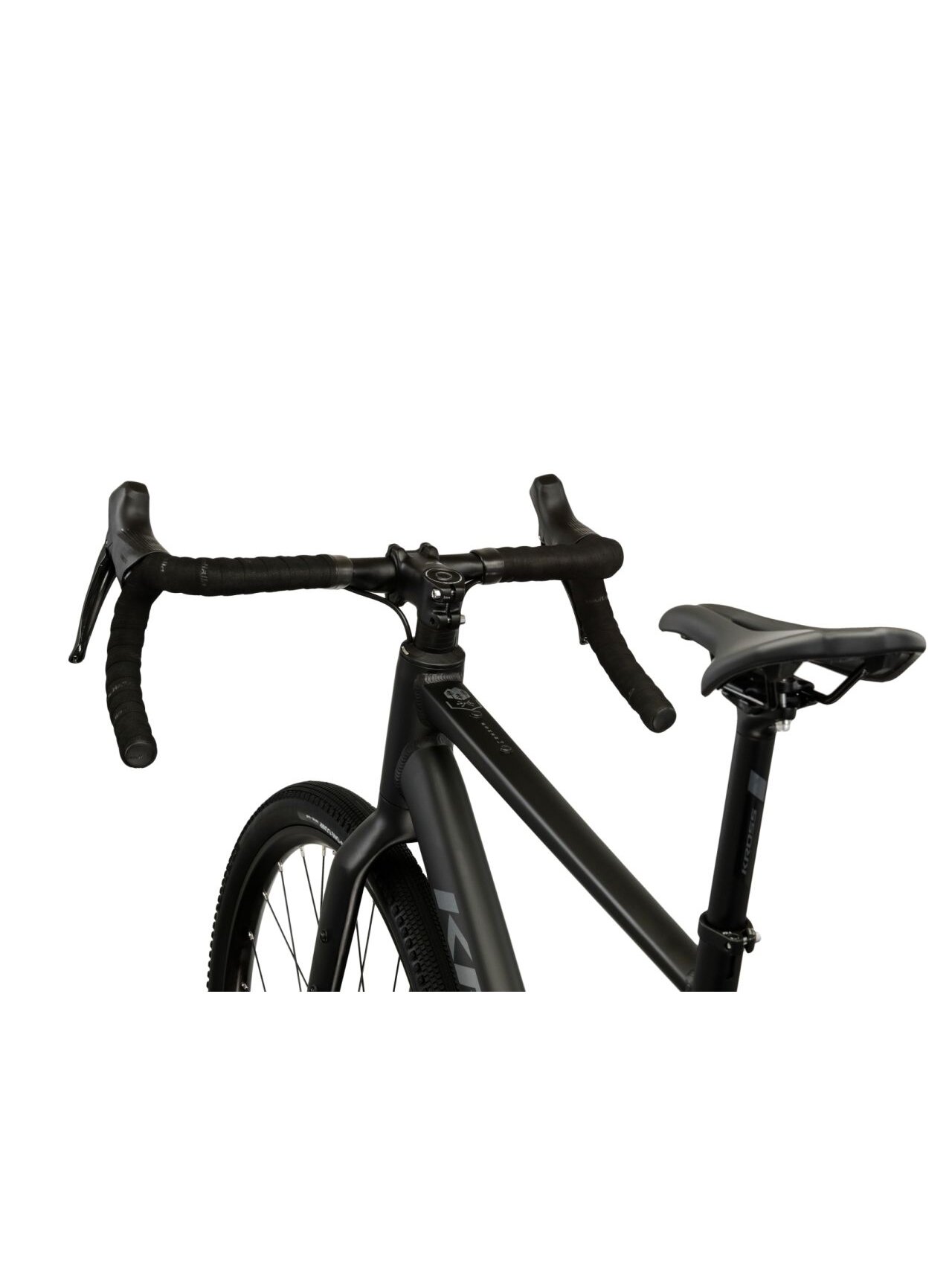 KROSS Esker 1.0 MY26 / Black-Graphite Matte / Gravel dviratis (28") 5 KROSS Esker 1.0 MY26 / Black-Graphite Matte / Gravel dviratis (28") 5