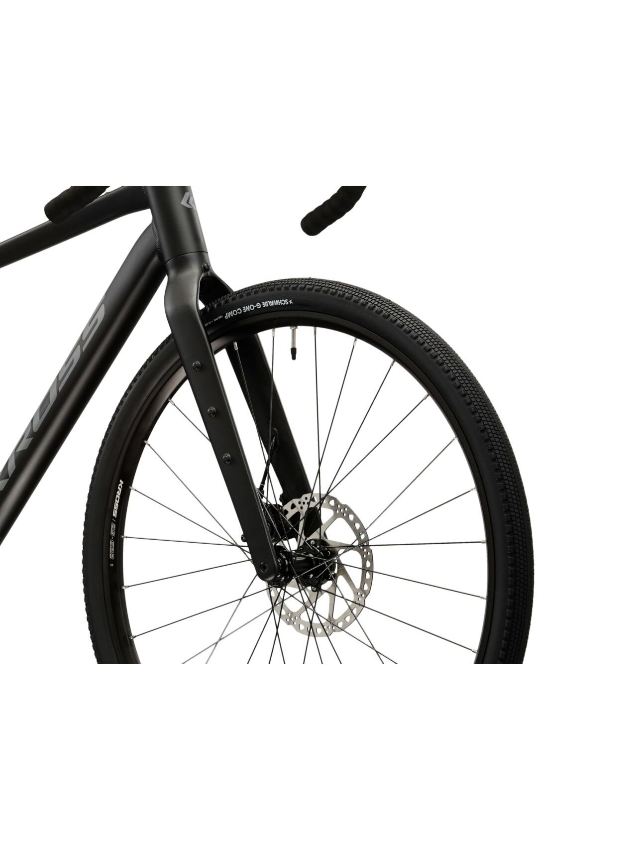 KROSS Esker 1.0 MY26 / Black-Graphite Matte / Gravel dviratis (28") 7 KROSS Esker 1.0 MY26 / Black-Graphite Matte / Gravel dviratis (28") 7