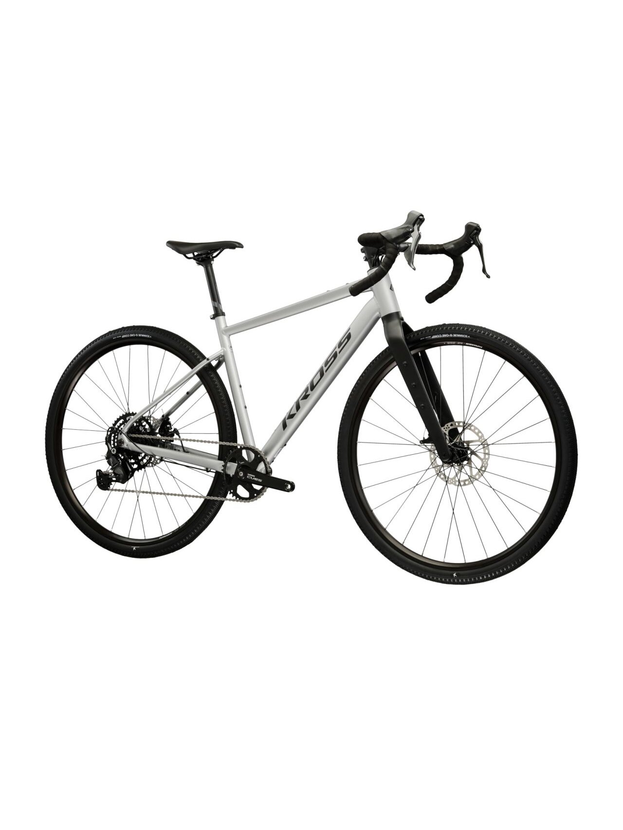 KROSS Esker 1.0 MY26 / Grey-Graphite Matte / Gravel dviratis (28") 1 KROSS Esker 1.0 MY26 / Grey-Graphite Matte / Gravel dviratis (28") 1
