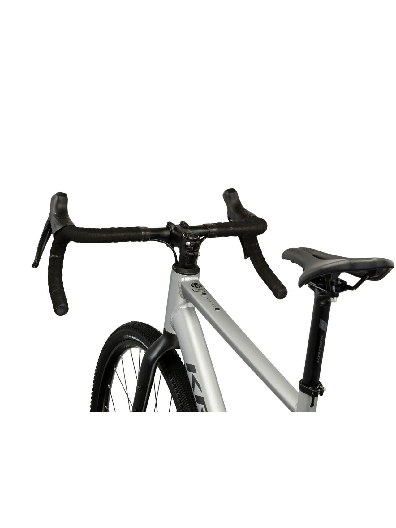 KROSS Esker 1.0 MY26 / Grey-Graphite Matte / Gravel dviratis (28") 6 KROSS Esker 1.0 MY26 / Grey-Graphite Matte / Gravel dviratis (28") 6