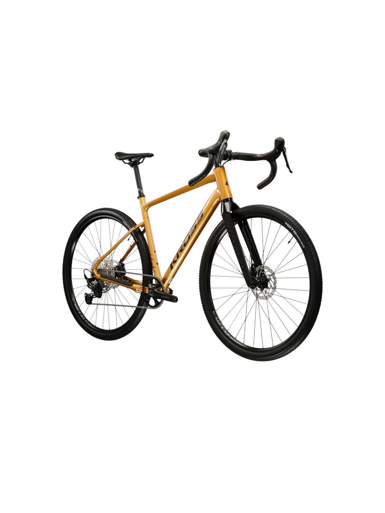 KROSS Esker 5.0 MY25 / Gold-Graphite Gloss / gravel dviratis (28'') 1 KROSS Esker 5.0 MY25 / Gold-Graphite Gloss / gravel dviratis (28'') 1