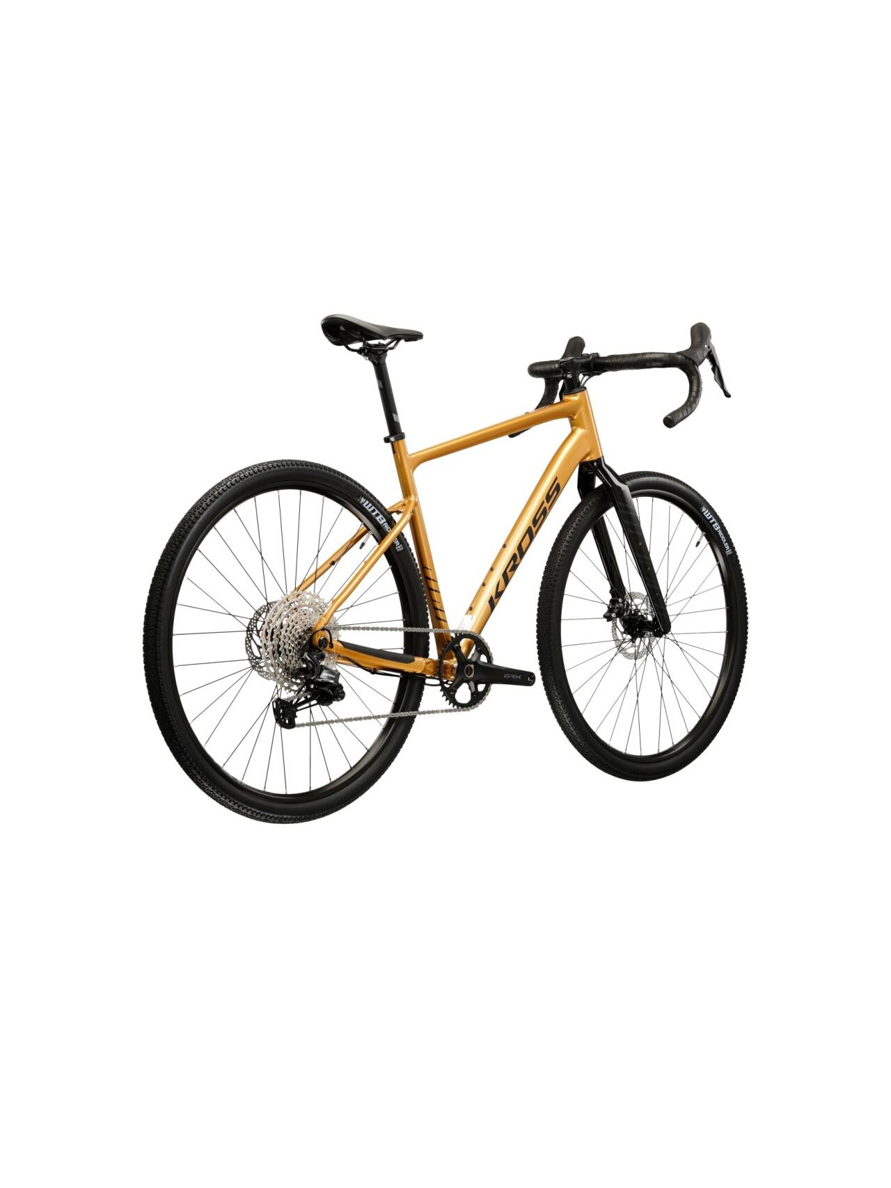 KROSS Esker 5.0 MY25 / Gold-Graphite Gloss / gravel dviratis (28'') 2