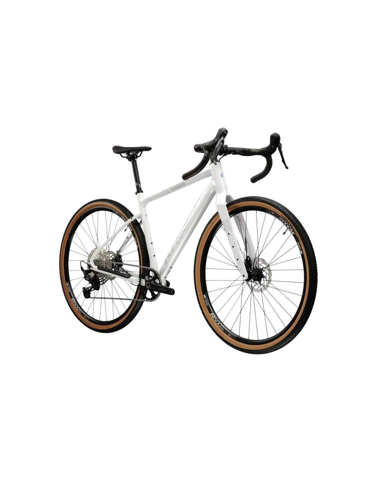 KROSS Esker 5.0 ULT.RA / White-Holo Gloss / gravel dviratis (28'') MY25 1 KROSS Esker 5.0 ULT.RA / White-Holo Gloss / gravel dviratis (28'') MY25 1