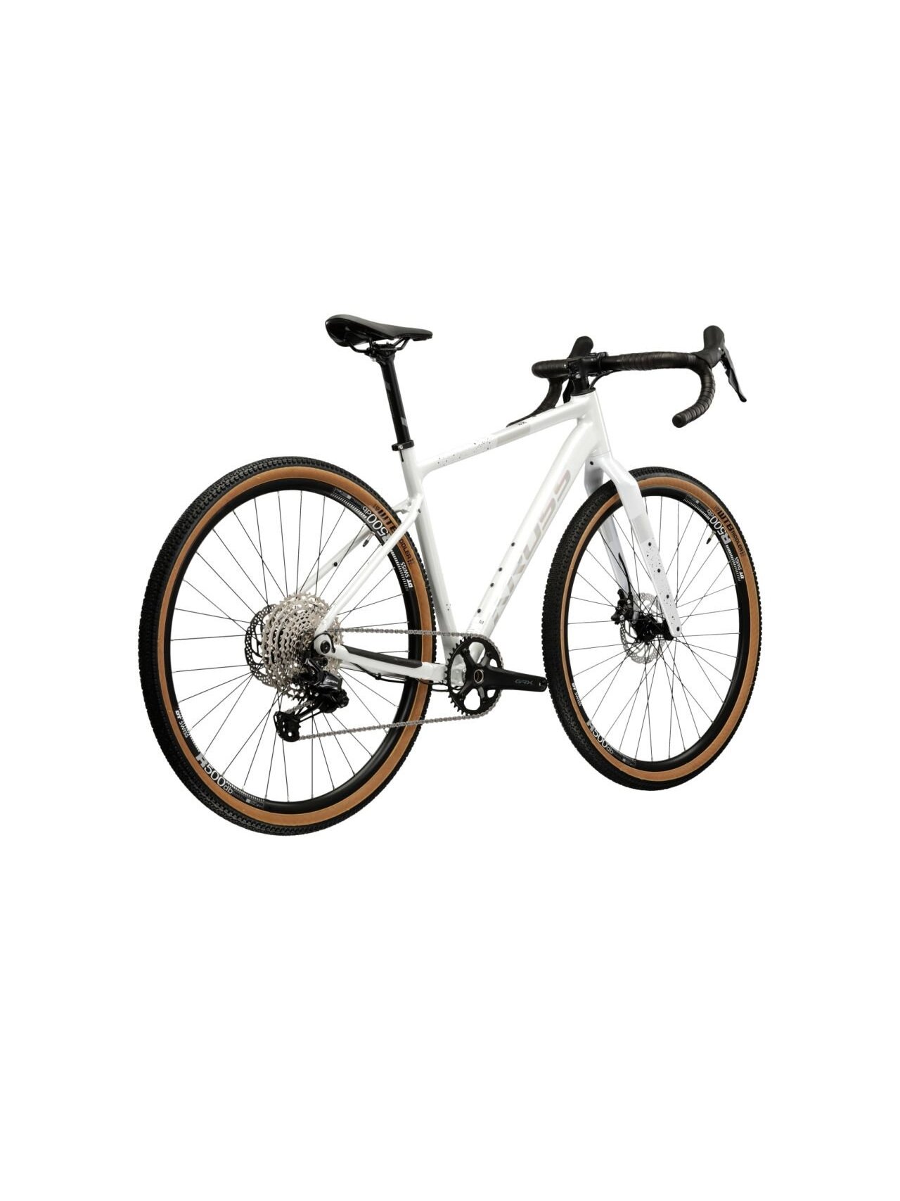 KROSS Esker 5.0 ULT.RA / White-Holo Gloss / gravel dviratis (28'') MY25 2