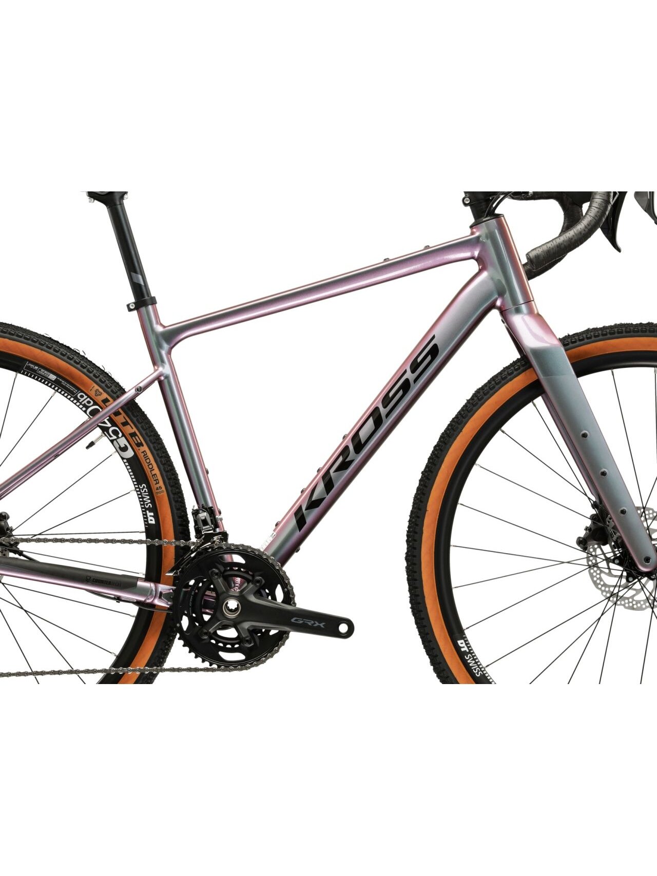 KROSS Esker 6.0 MY26 / Chameleon-Black Gloss / Gravel dviratis (28'') 4