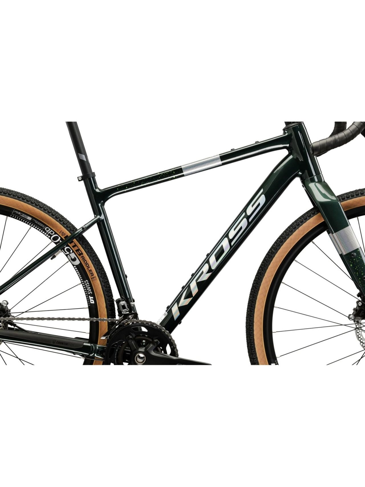 KROSS Esker 6.0 ULT.RA / Green-Holo Gloss / gravel dviratis (28'') MY25 4