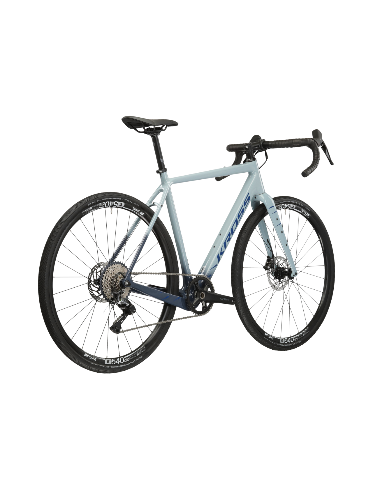 KROSS Esker 7.0 / Blue-Graphite Gloss / gravel dviratis (28") 2