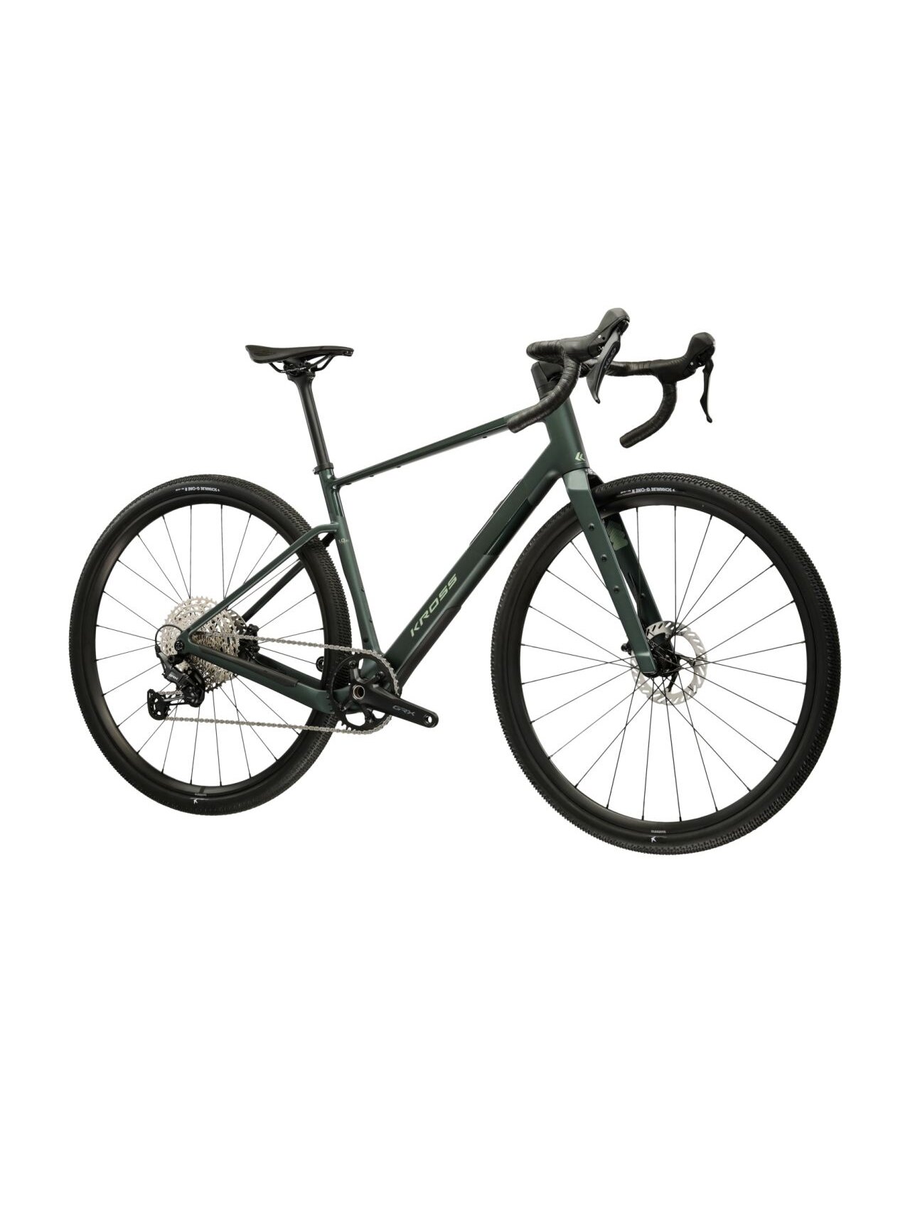KROSS Esker ADV 1.0 MY26 / Green-Green Matte / gravel dviratis (28'') 1 KROSS Esker ADV 1.0 MY26 / Green-Green Matte / gravel dviratis (28'') 1