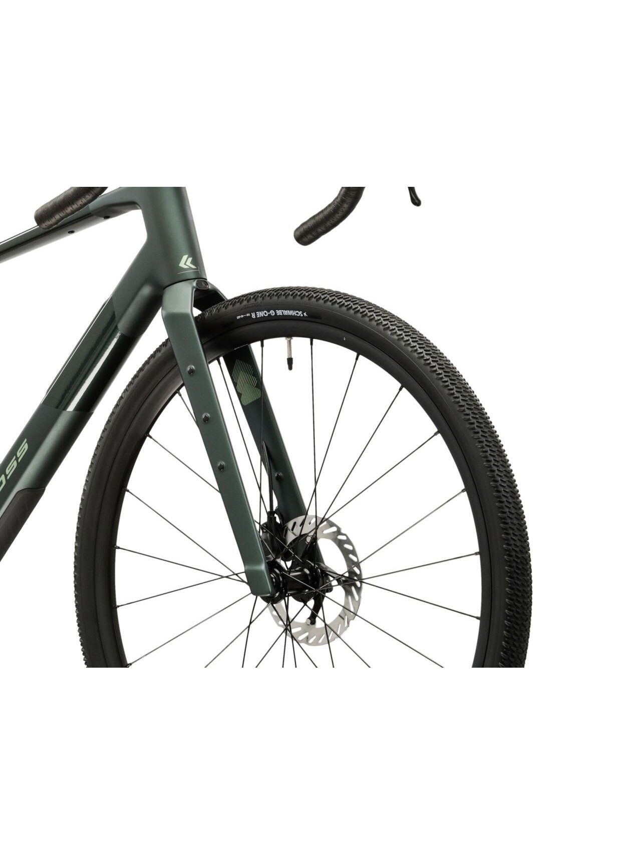KROSS Esker ADV 1.0 MY26 / Green-Green Matte / gravel dviratis (28'') 6 KROSS Esker ADV 1.0 MY26 / Green-Green Matte / gravel dviratis (28'') 6