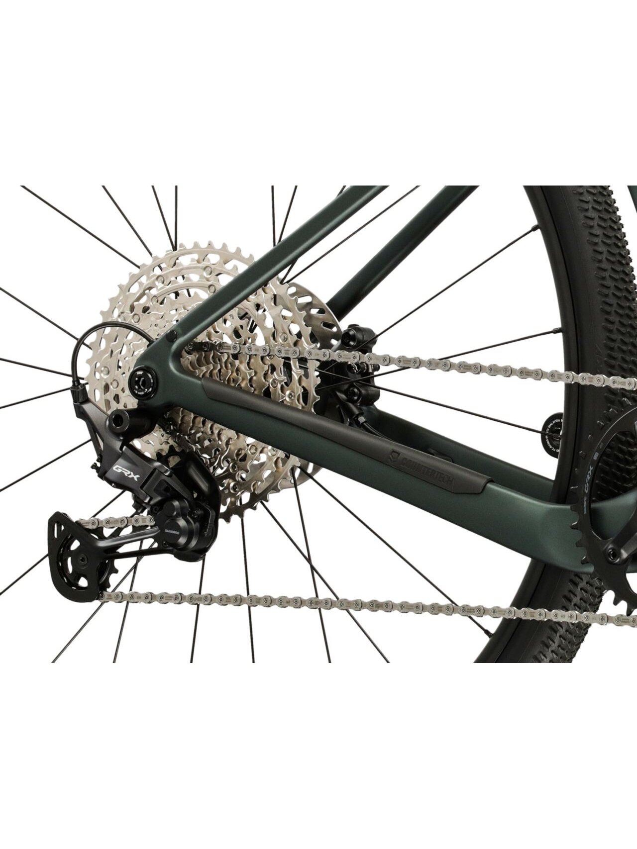 KROSS Esker ADV 1.0 MY26 / Green-Green Matte / gravel dviratis (28'') 8 KROSS Esker ADV 1.0 MY26 / Green-Green Matte / gravel dviratis (28'') 8