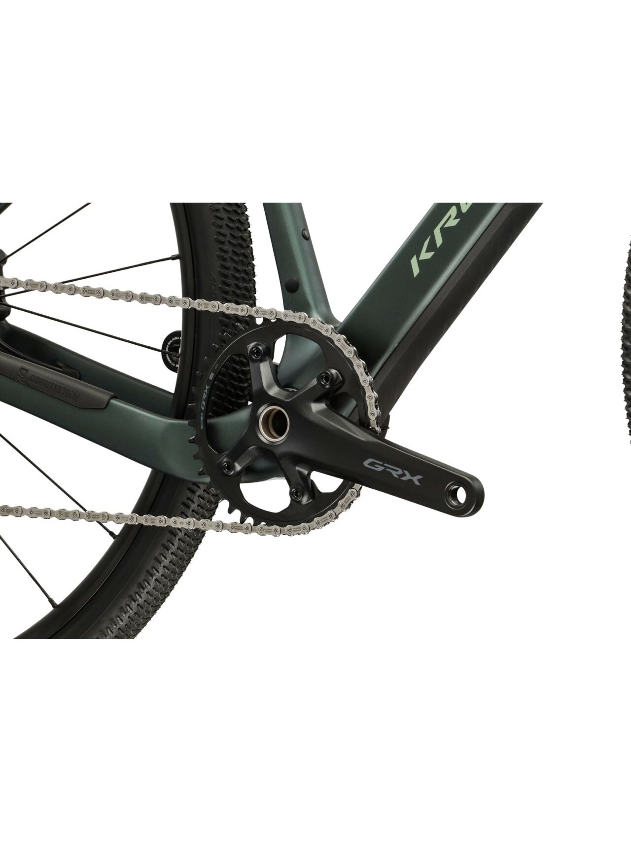 KROSS Esker ADV 1.0 MY26 / Green-Green Matte / gravel dviratis (28'') 9 KROSS Esker ADV 1.0 MY26 / Green-Green Matte / gravel dviratis (28'') 9