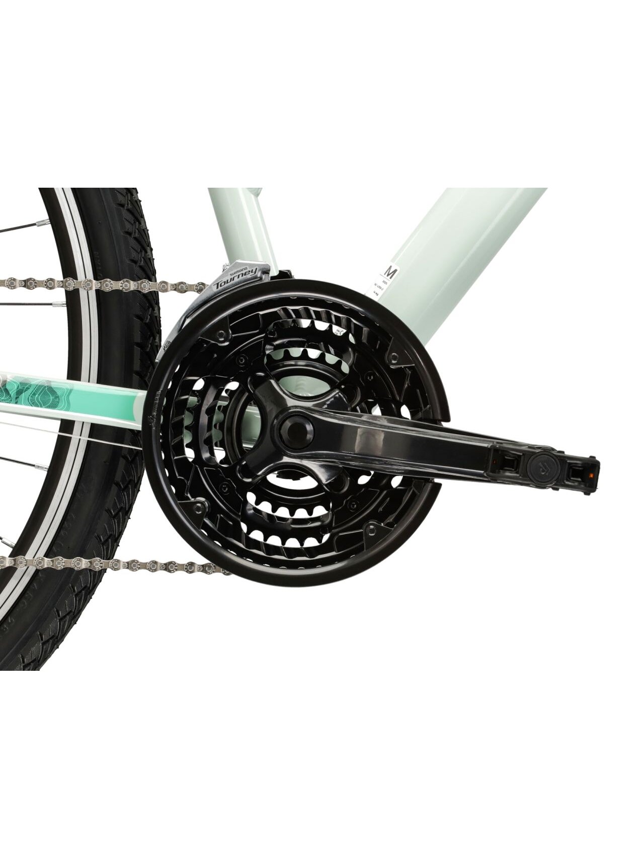 KROSS Evado 2.0 D MY26 / Mint-Black Gloss / moteriškas hibridinis dviratis (28'') 8
