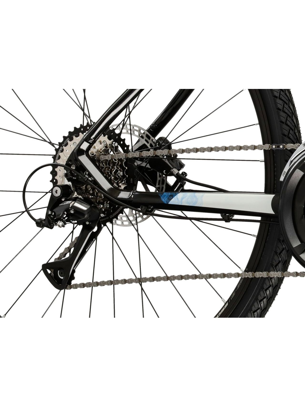 KROSS Evado 4.0 bla-sil g hibridinis dviratis (28") N 8 KROSS Evado 4.0 bla-sil g hibridinis dviratis (28") N 8