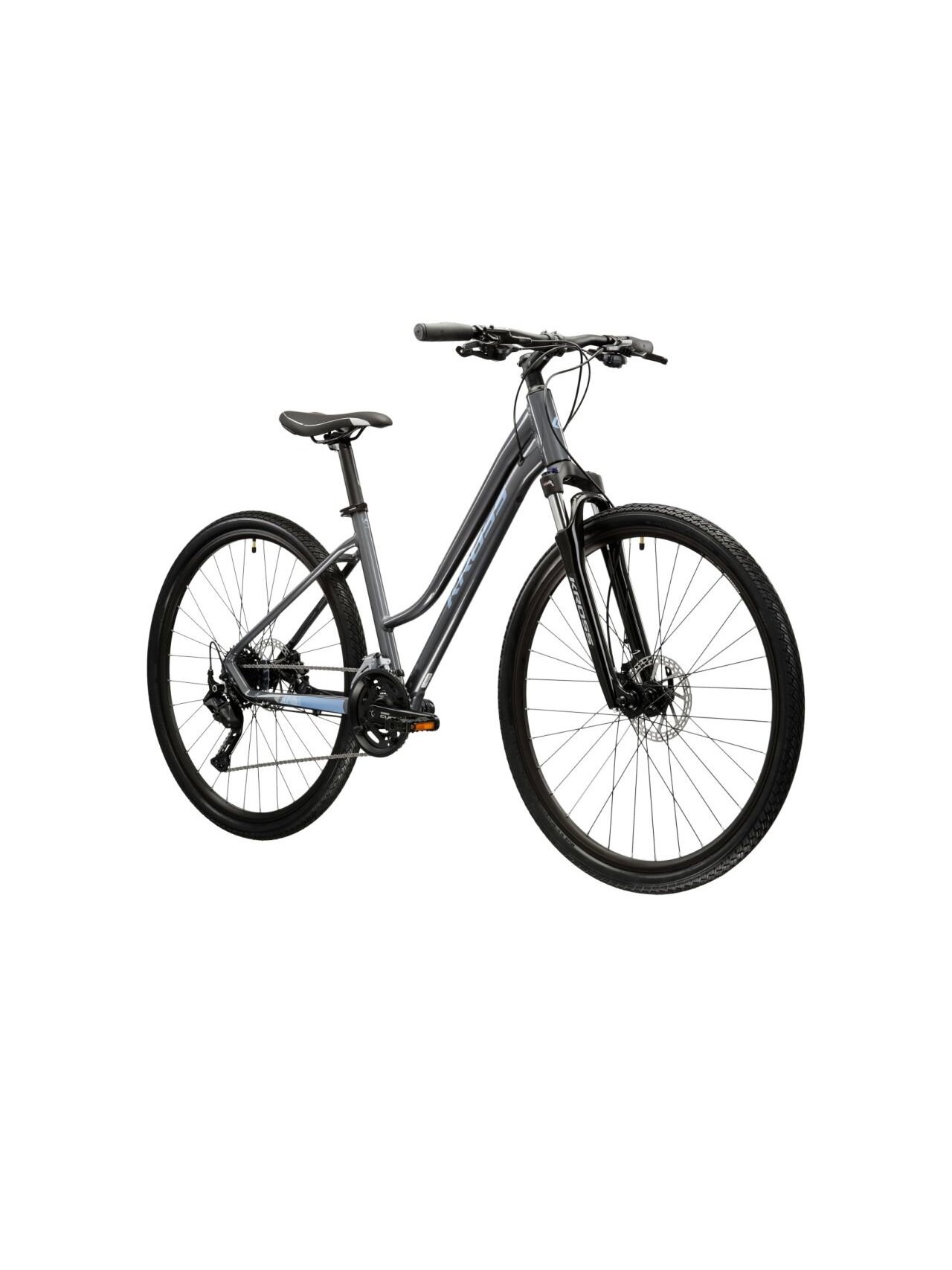 KROSS Evado 5.0 D gry-blu g moteriškas hibridinis dviratis (28") MY25 1 KROSS Evado 5.0 D gry-blu g moteriškas hibridinis dviratis (28") MY25 1