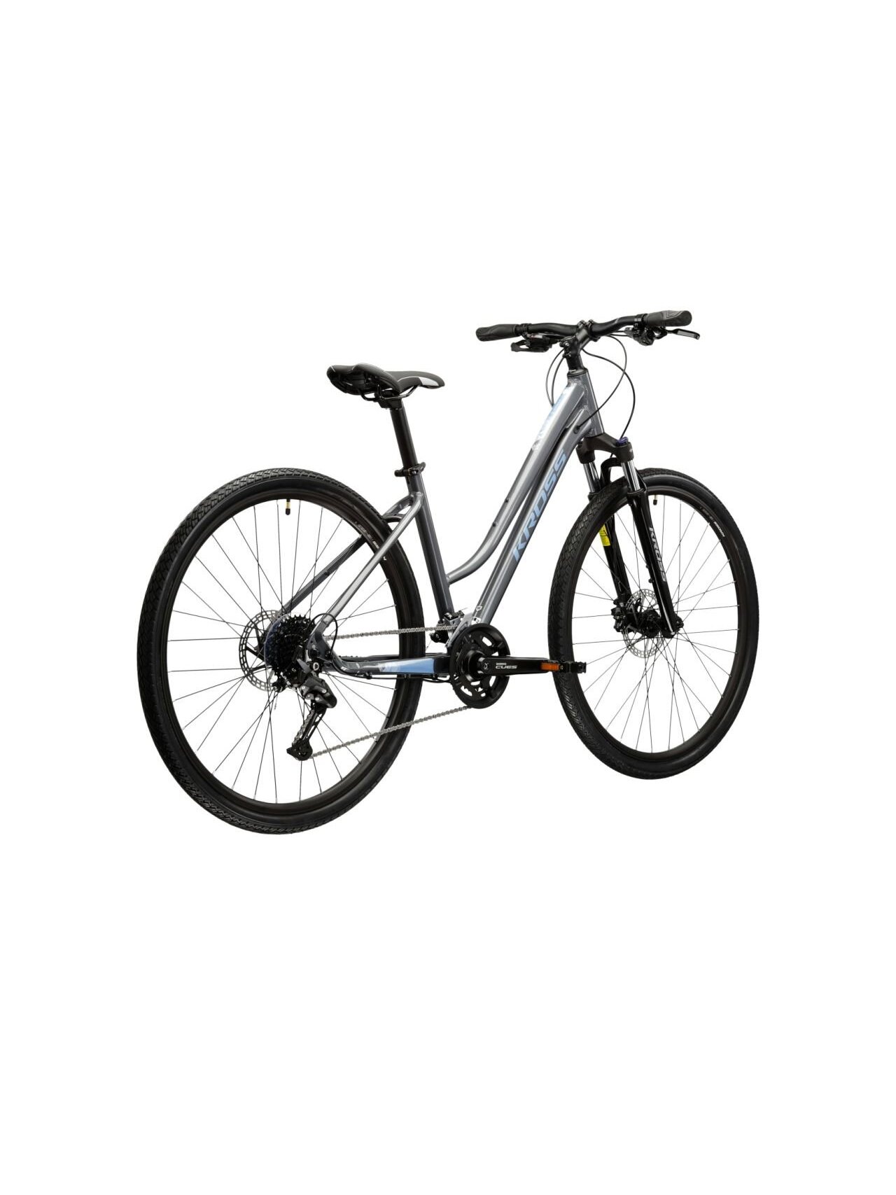 KROSS Evado 5.0 D gry-blu g moteriškas hibridinis dviratis (28") MY25 2 KROSS Evado 5.0 D gry-blu g moteriškas hibridinis dviratis (28") MY25 2