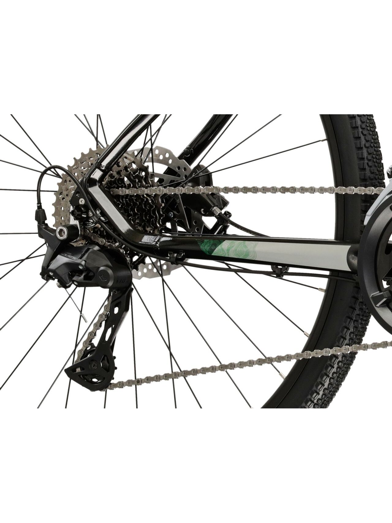 KROSS Evado 7.0 / Black-Silver Gloss / hibridinis dviratis (28") 8