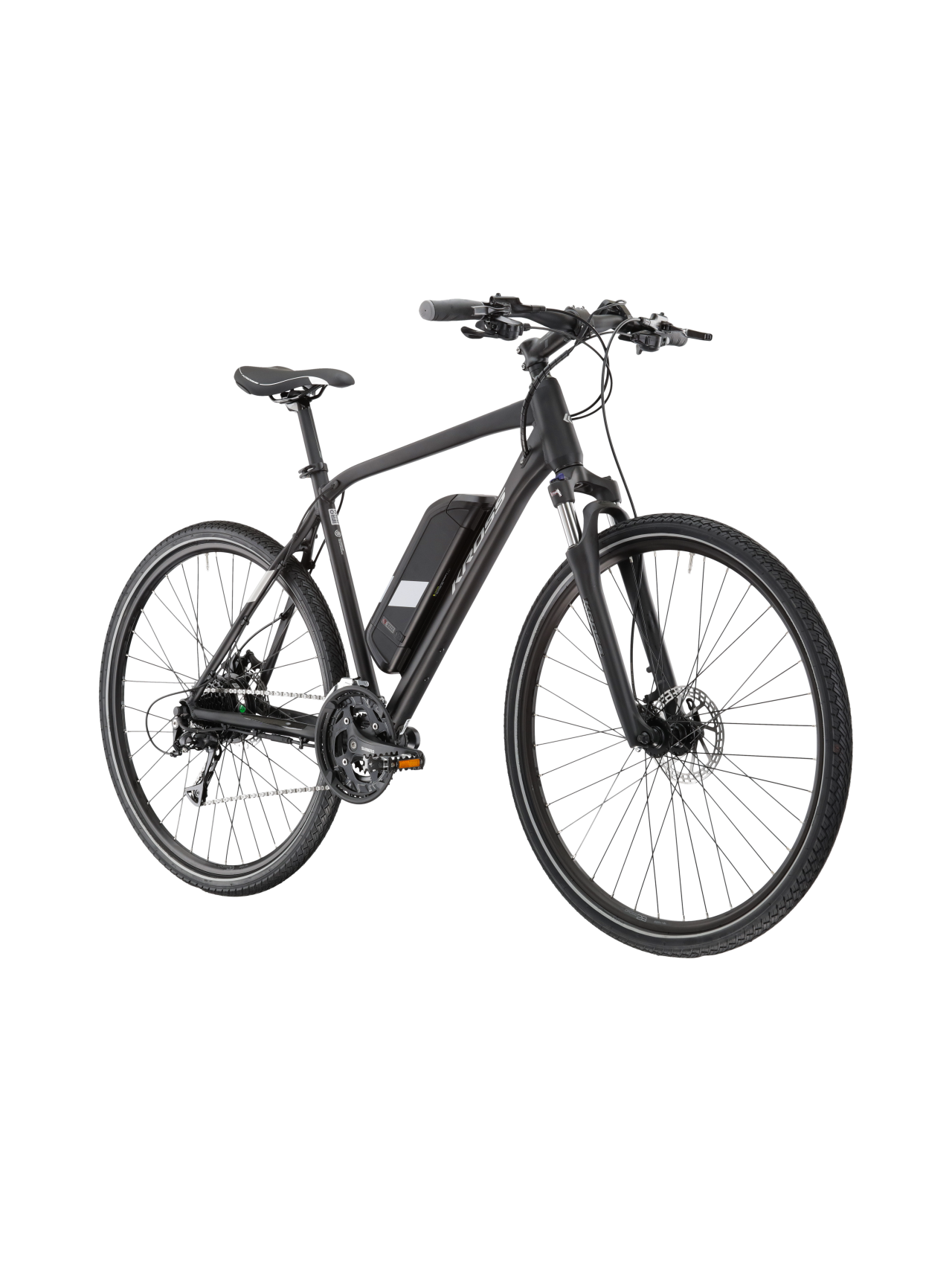 KROSS Evado Hybrid 1.0 SH / Black-Grey Matte / elektrinis hibridinis dviratis (28") 2 KROSS Evado Hybrid 1.0 SH / Black-Grey Matte / elektrinis hibridinis dviratis (28") 2