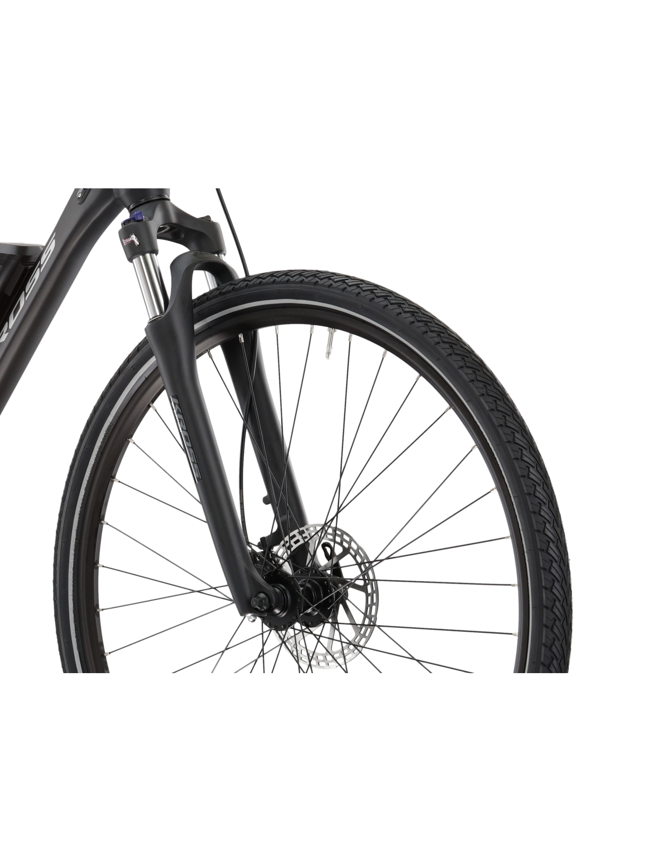 KROSS Evado Hybrid 1.0 SH / Black-Grey Matte / elektrinis hibridinis dviratis (28") 5 KROSS Evado Hybrid 1.0 SH / Black-Grey Matte / elektrinis hibridinis dviratis (28") 5