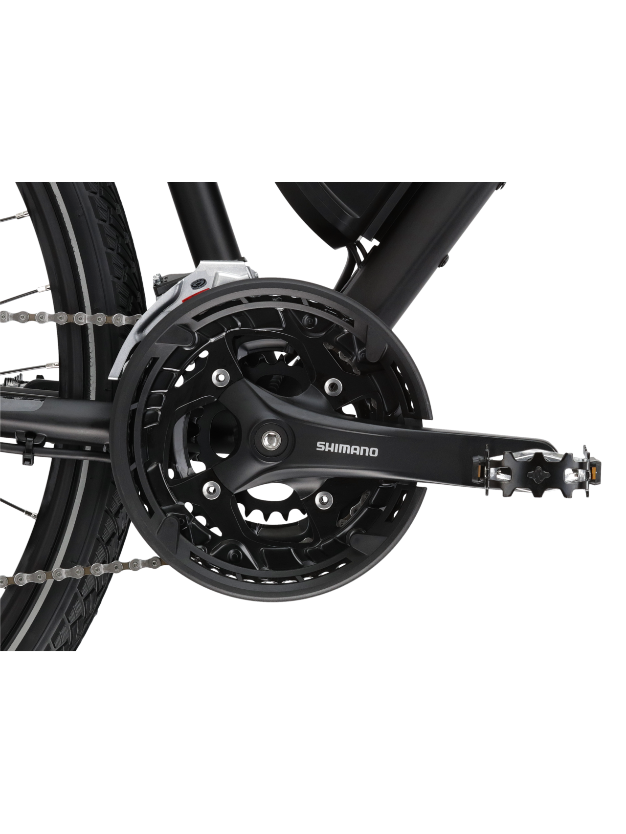 KROSS Evado Hybrid 1.0 SH / Black-Grey Matte / elektrinis hibridinis dviratis (28") 7 KROSS Evado Hybrid 1.0 SH / Black-Grey Matte / elektrinis hibridinis dviratis (28") 7