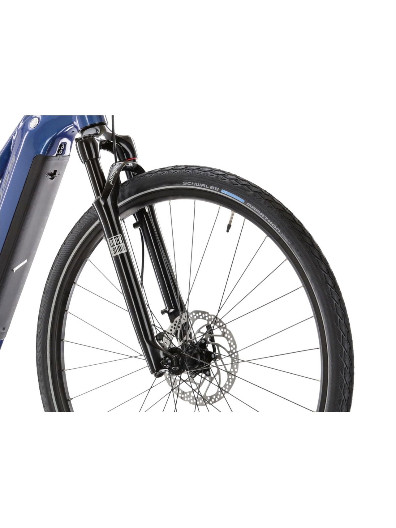 KROSS Evado Hybrid 6.0 / 630 Wh / Blue-Grey Gloss / hibridinis dviratis (28") 5 KROSS Evado Hybrid 6.0 / 630 Wh / Blue-Grey Gloss / hibridinis dviratis (28") 5