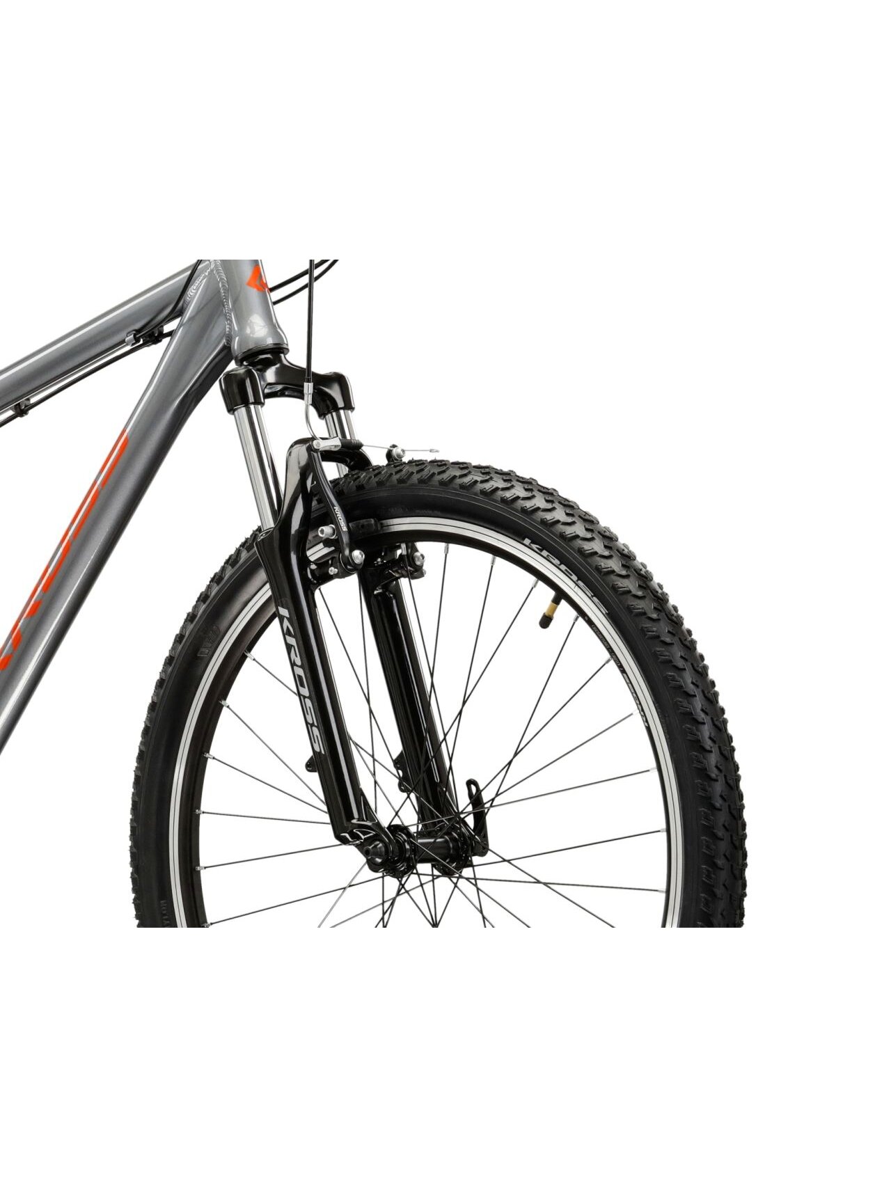 KROSS Hexagon 1.0 MY26 / Graphite-Orange Gloss / kalnų (MTB) dviratis (26") 5