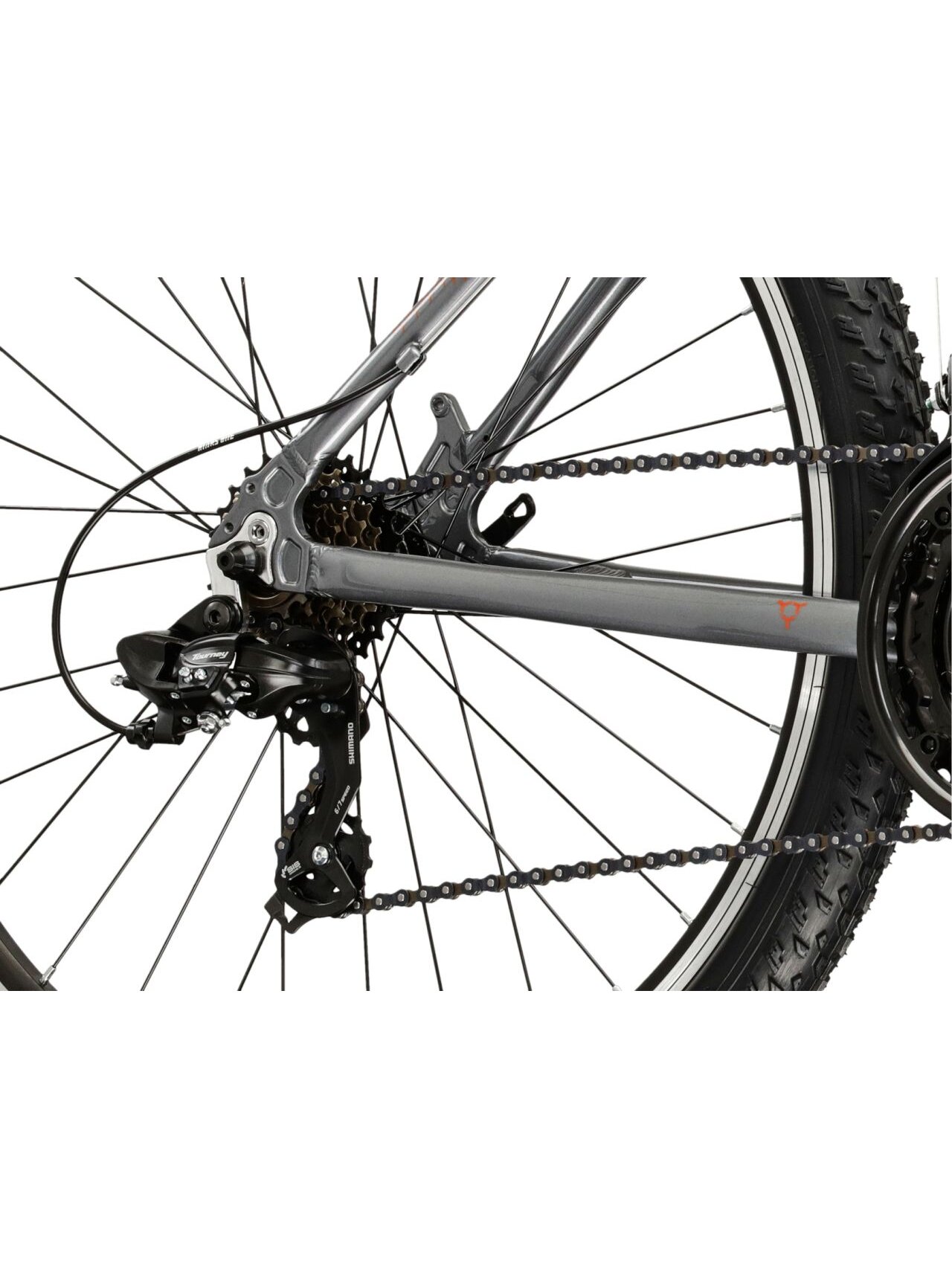 KROSS Hexagon 1.0 MY26 / Graphite-Orange Gloss / kalnų (MTB) dviratis (26") 6 KROSS Hexagon 1.0 MY26 / Graphite-Orange Gloss / kalnų (MTB) dviratis (26") 6