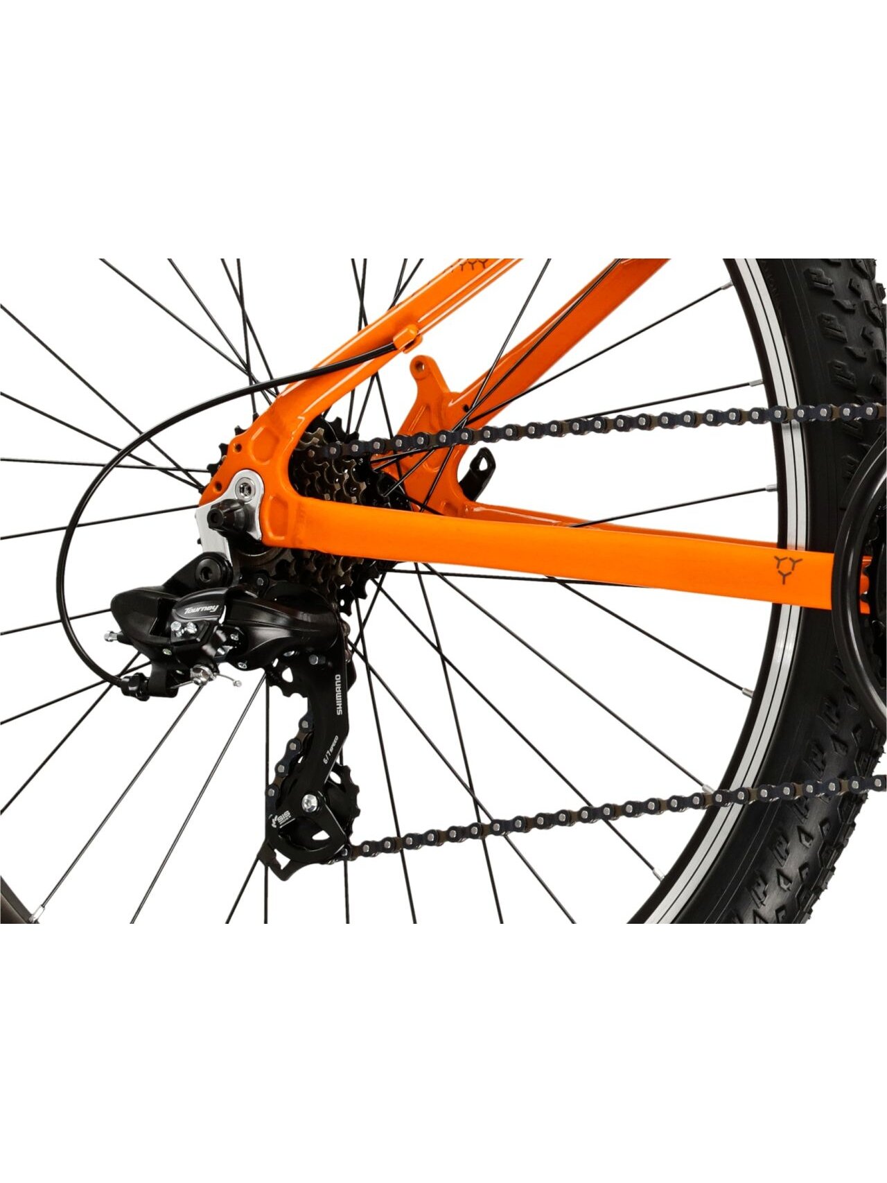 KROSS Hexagon 1.0 MY26 / Orange-Graphite Gloss / kalnų (MTB) dviratis (26") 6