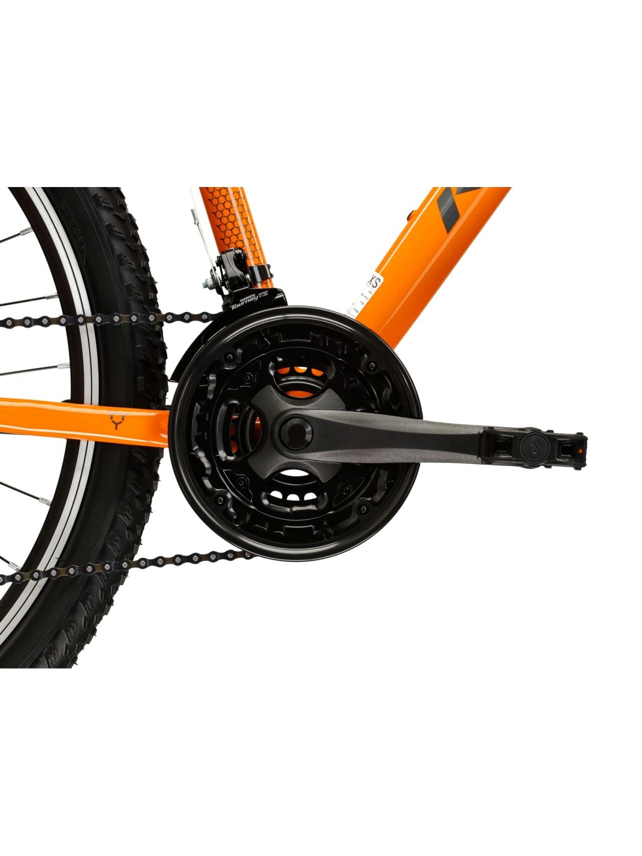 KROSS Hexagon 1.0 MY26 / Orange-Graphite Gloss / kalnų (MTB) dviratis (26") 8