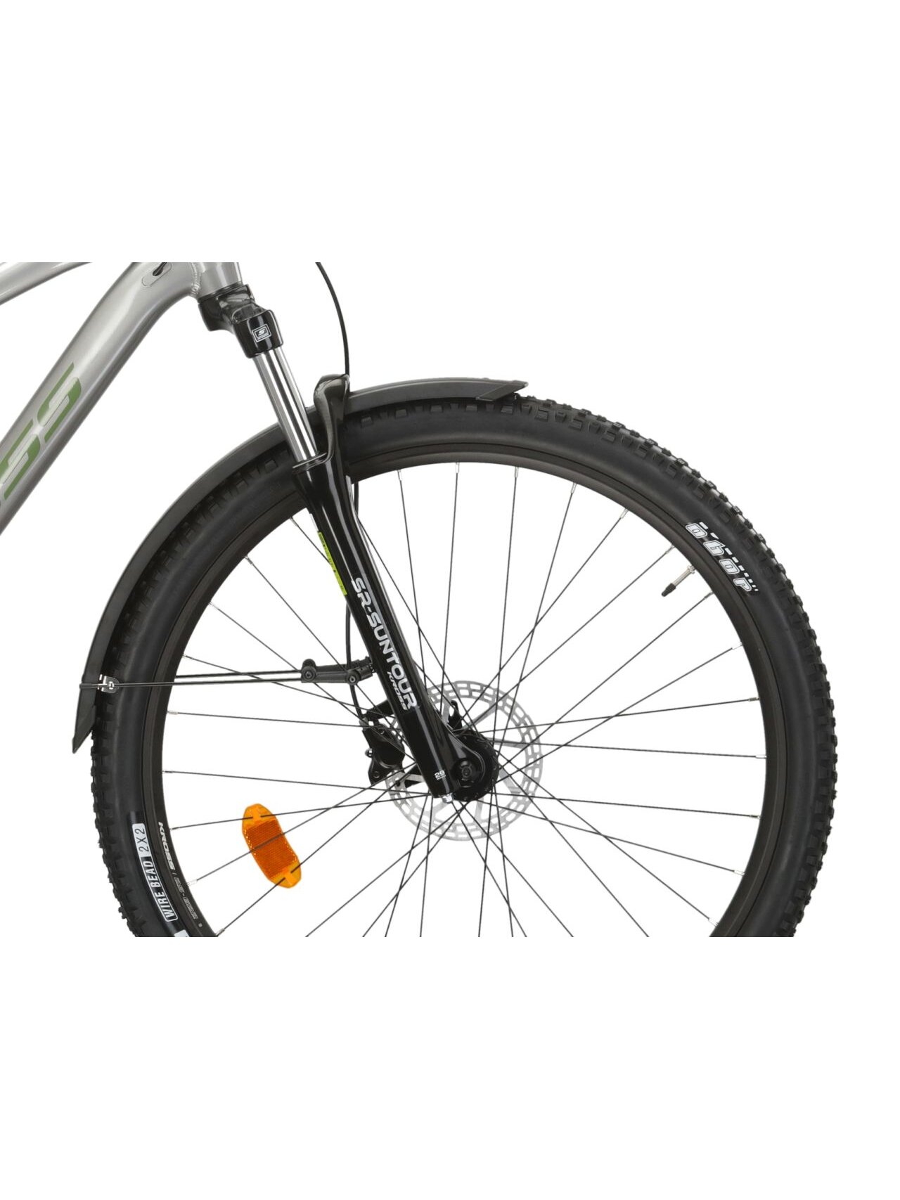 KROSS Hexagon 4.0 EQ / Grey-Green Gloss / kalnų (MTB) dviratis (27.5") 5