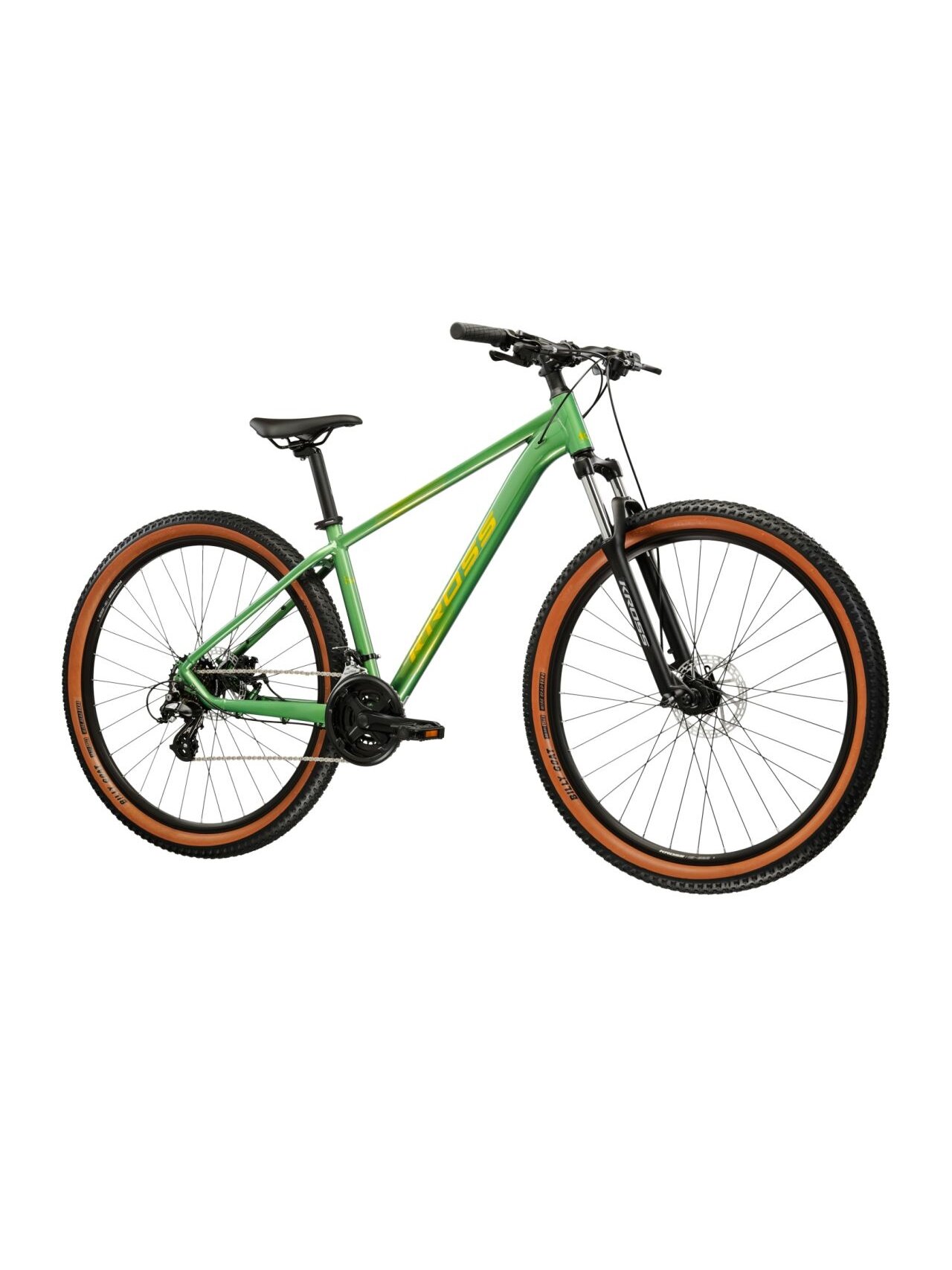 KROSS Hexagon X200 MY26 / Green-Green Gloss / kalnų (MTB) dviratis (27.5") 1 KROSS Hexagon X200 MY26 / Green-Green Gloss / kalnų (MTB) dviratis (27.5") 1