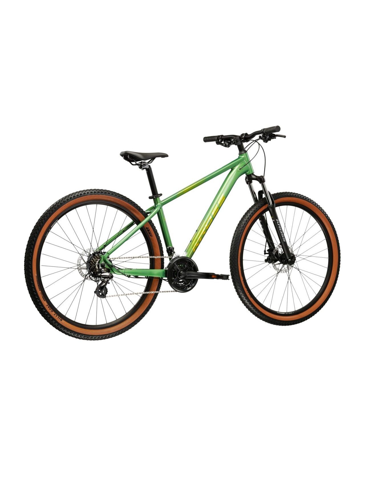 KROSS Hexagon X200 MY26 / Green-Green Gloss / kalnų (MTB) dviratis (27.5") 2 KROSS Hexagon X200 MY26 / Green-Green Gloss / kalnų (MTB) dviratis (27.5") 2