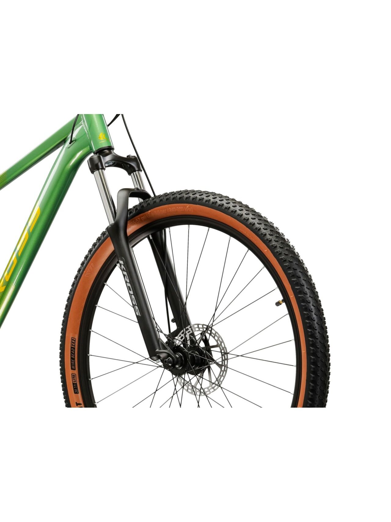 KROSS Hexagon X200 MY26 / Green-Green Gloss / kalnų (MTB) dviratis (27.5") 4 KROSS Hexagon X200 MY26 / Green-Green Gloss / kalnų (MTB) dviratis (27.5") 4